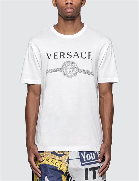 mens white versace shirt|Versace white shirt men.